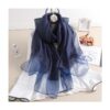 2020 Luxury Brand Winter Hijab Silk Wool solid Scarves Women Travel Beach Poncho Shawl Scarf Bandana Foulard Femme Pashmina - Image 5