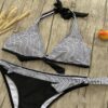 2021 New Micro Striped Bikini set Two-piece swimsuit Patchwork Bandage Bikini Push Up sexy Bathing Suit Women Swimwear Biquini S - Image 4