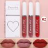 3pcs/set Lucky Matte Velvet Lip gloss Long Lasting Matte Liquid Lipstick Nude Lip gloss Waterproof Red Lip Tint Cosmetics - Image 3