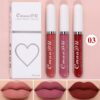 3pcs/set Lucky Matte Velvet Lip gloss Long Lasting Matte Liquid Lipstick Nude Lip gloss Waterproof Red Lip Tint Cosmetics - Image 4