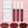 3pcs/set Lucky Matte Velvet Lip gloss Long Lasting Matte Liquid Lipstick Nude Lip gloss Waterproof Red Lip Tint Cosmetics - Image 6