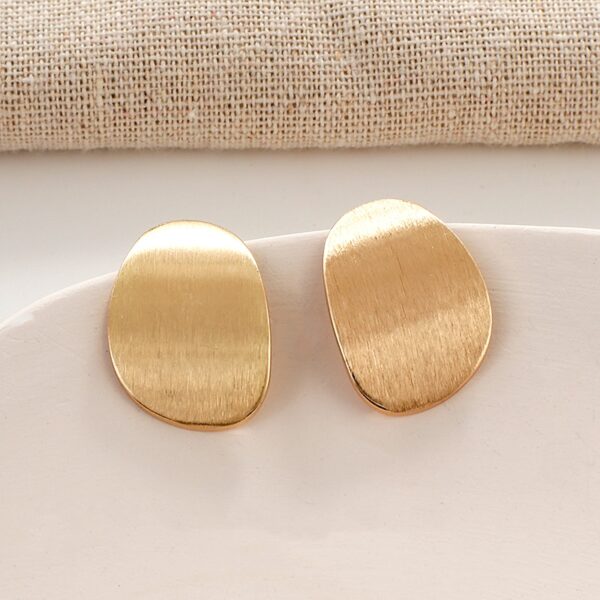 AENSOA Vintage 2020 New Fashion Gold Color Metal Drop Earrings for Women Trendy Simple Knot Twist Statement Earrings Jewelry - Image 6