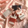 Cigarette tube velvet matte Lip Make-up Set box Long Last Waterproof Non-Stick Cup high-value Cigarette lipstick Cosmetics TSLM