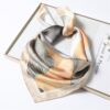 Elegant Silk Scarf Square Shawl Print Women Neck Scarves Wraps Foulard Female Bandana Hair Head Band Kerchief 2020 New - Image 5