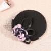 England 2019 New Bridal Headwear Glamorous Vintage Elegant Gauze Veil Hat Wedding Party Chapel Hats - Image 2
