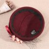 England 2019 New Bridal Headwear Glamorous Vintage Elegant Gauze Veil Hat Wedding Party Chapel Hats - Image 5