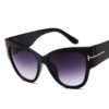 FSQCE New Fashion Brand Designer Cat Eye Women Sunglasses Female Gradient Points Sun Glasses Big Oculos feminino de sol UV400 - Image 2