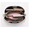Fashon Women's Bucket Shoulder Bag PU Leather Weave Strap Belt women Bag Luxury Messenger Bag - Image 5