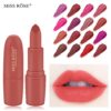 MISS ROSE Brick Red Bullet Lipstick Aunt Colour Mist Matt Lipstick Makeup Gifts for Women Easy To Wear Cosmetic Hot Selling - Image 2