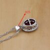 Natural 925 Silver Jewelry Red Birthstone Charm Jewelry Sets Women Earrings/Pendant/Necklace/Ring/Bracelets T055 - Image 6