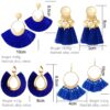 New Fashion Bohemian Tassel Earrings for Women Cotton Silk Fabric Long Fringe Drop Dangle Earrings 2020 Party Female Jewelry - Image 5
