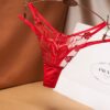 Sexy Lace Floral Thong Ladies Panties Embroidered Mesh Yarn Perspective Young Women Girls Underwear Hot T Pants G-String Thongs - Image 6