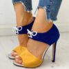 Summer High Heels Pumps Sandals shoes woman NEW Fashion Sexy Ladies Increased Stiletto Super Peep Toe shoes - Image 5
