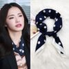 Tropic Affair Luxury Scarf Women Silk Scarf Bag Skinny Scarves Design Wrist Ribbon Hair Band Neckerchief Headband For Ladies - Image 3