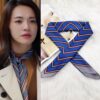 Tropic Affair Luxury Scarf Women Silk Scarf Bag Skinny Scarves Design Wrist Ribbon Hair Band Neckerchief Headband For Ladies - Image 6