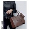 Women's bag 2021 new ladies hand-woven 100% genuine leather handbag all-match large-capacity shoulder bag fashion messenger bag - Image 4