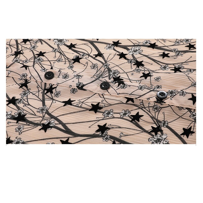 2021 Short Sleeve Summer Blouse Women Korean Casual Print Shirts for Women Floral Vintage Cardigan Ladies Tops Clothes 9214 50 - Image 6