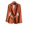 High-end quality women's skirts 2021 spring new jacket coat half skirt two-piece suit - Image 2