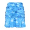 Women Boho Beach Skirts Summer High Waist Floral Printing Ruched Slim Short Mini Skirt A-line Bottoms Party Vacation Female - Image 2