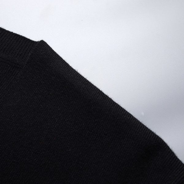 Fashion Color Contrast Cardigan Sweater Men 2021 Vintage Bee Cardigan Men Korean Autumn Winter Cardigan Coat Men Knit Khaki Blue - Image 5