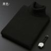 Cashmere and Cotton Blend Turtleneck Men's Pullover 2021 Autumn and Winter Soft and Warm Bottoming Pullover Knitted Sweater - Image 5