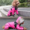 Pet Dog Waterproof Raincoat Jumpsuit Reflective Rain Coat Hooded Waterproof Jackets Small Dog Outdoor Clothes Pet Supplies - Image 3